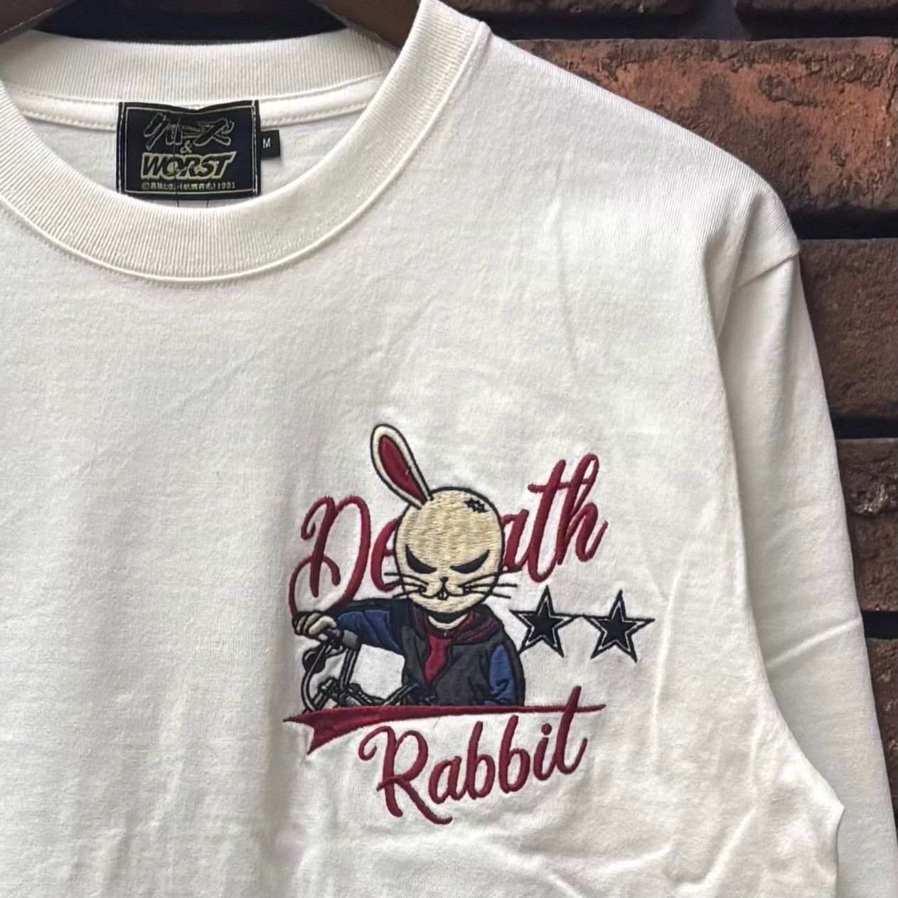 CROWS×WORST】天竺ロンT バイク 長袖 Tシャツ クローズ ワースト