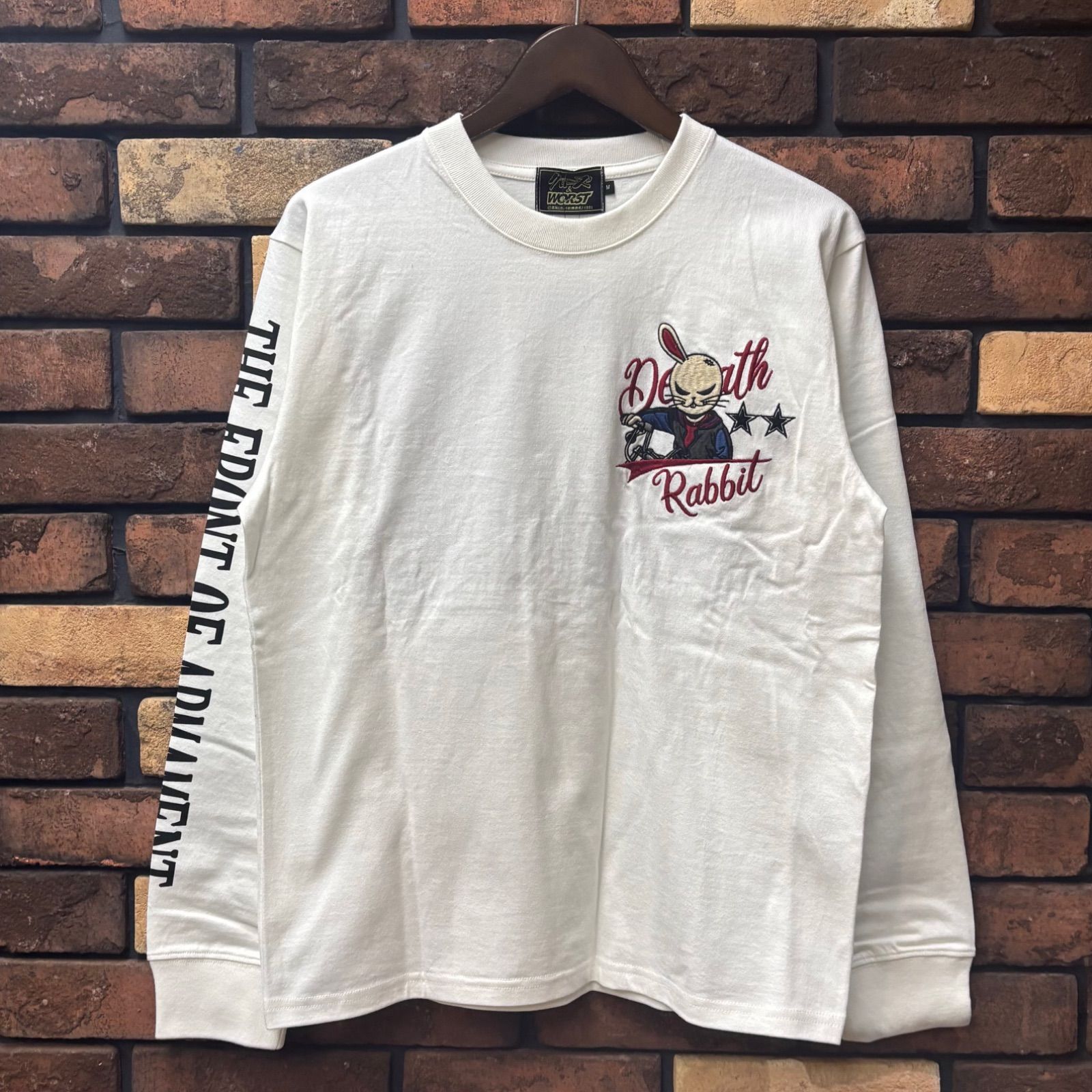 CROWS×WORST】天竺ロンT バイク 長袖 Tシャツ クローズ ワースト