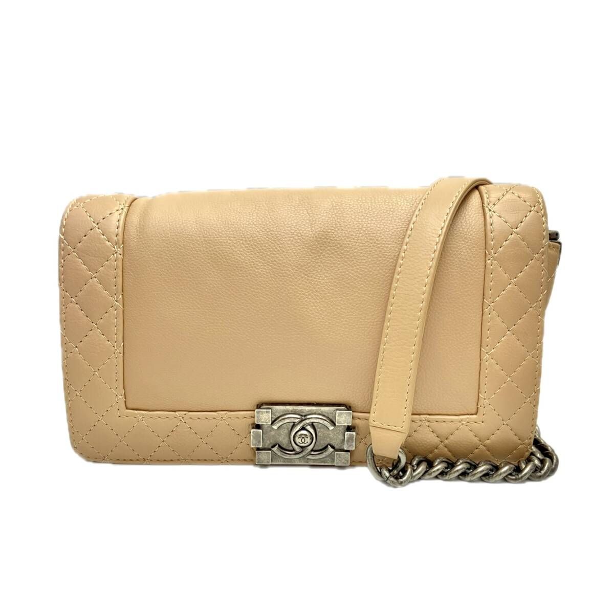 鑑定書 ギャランティカード 付 CHANEL シャネル ボーイシャネル 