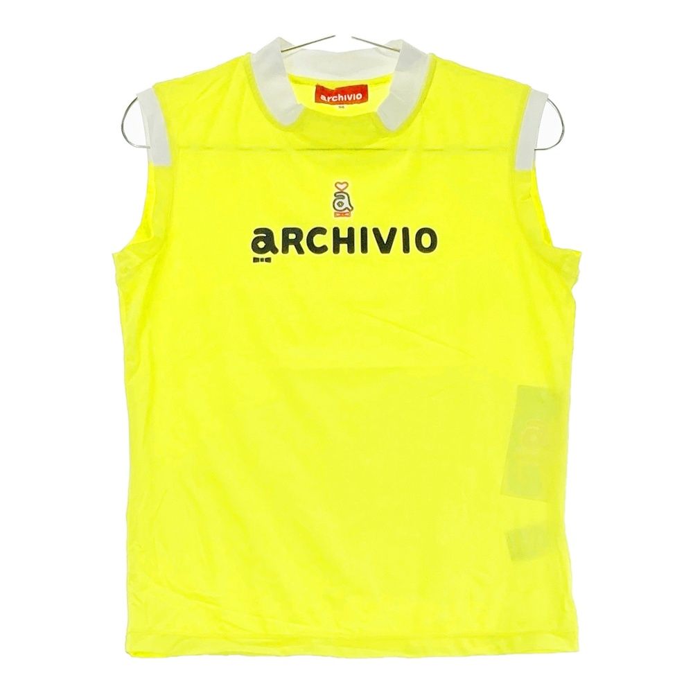 archivio - （新品）アルチビオ　ノースリーブシャツ　サイズ36 ゴルフ サイズ：36 ARCHIVIO アルチビオ ノースリーブシャツ イエロー