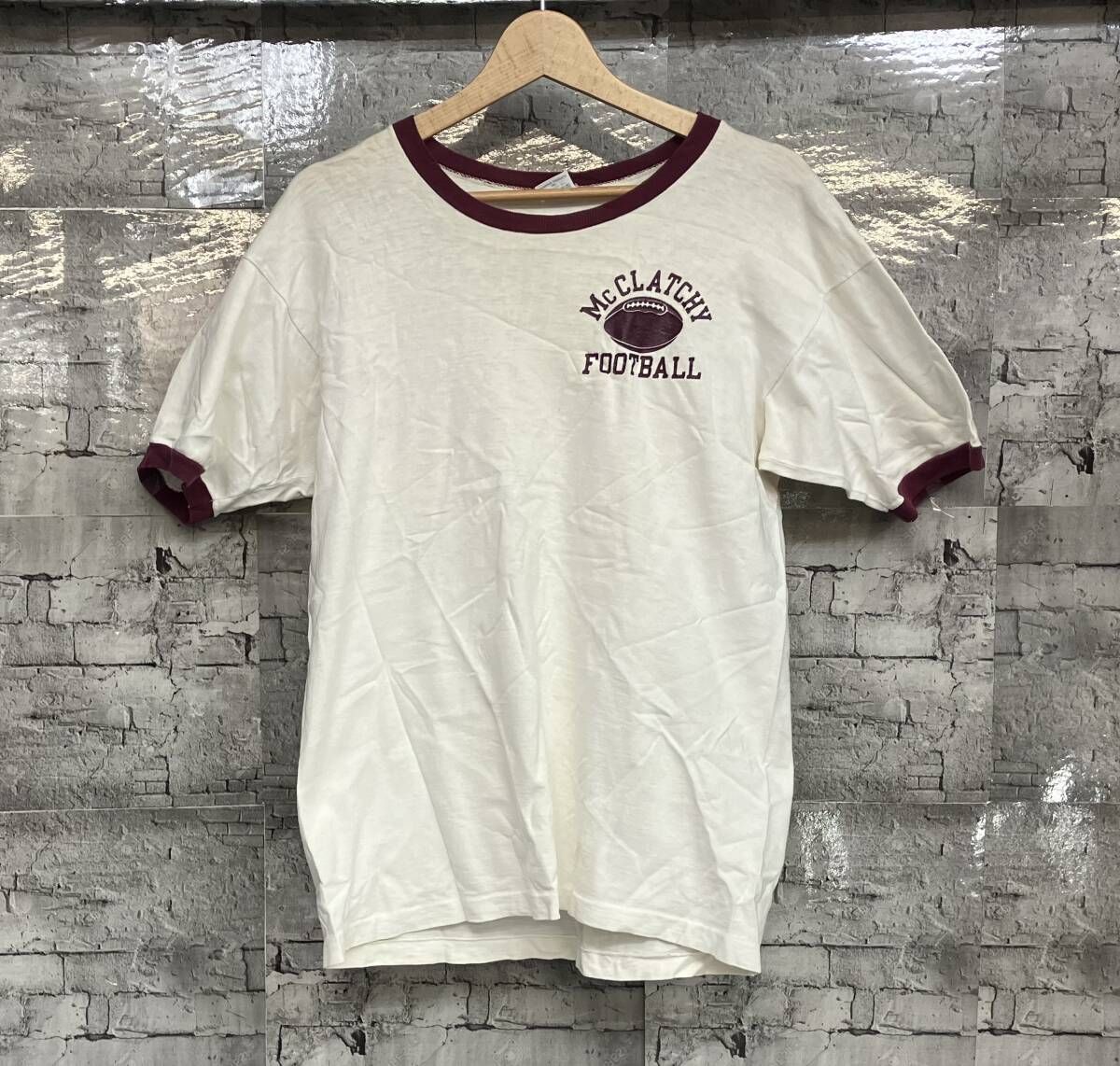 70s Champion チャンピオン バータグ 半袖Tシャツ リンガーTシャツ 