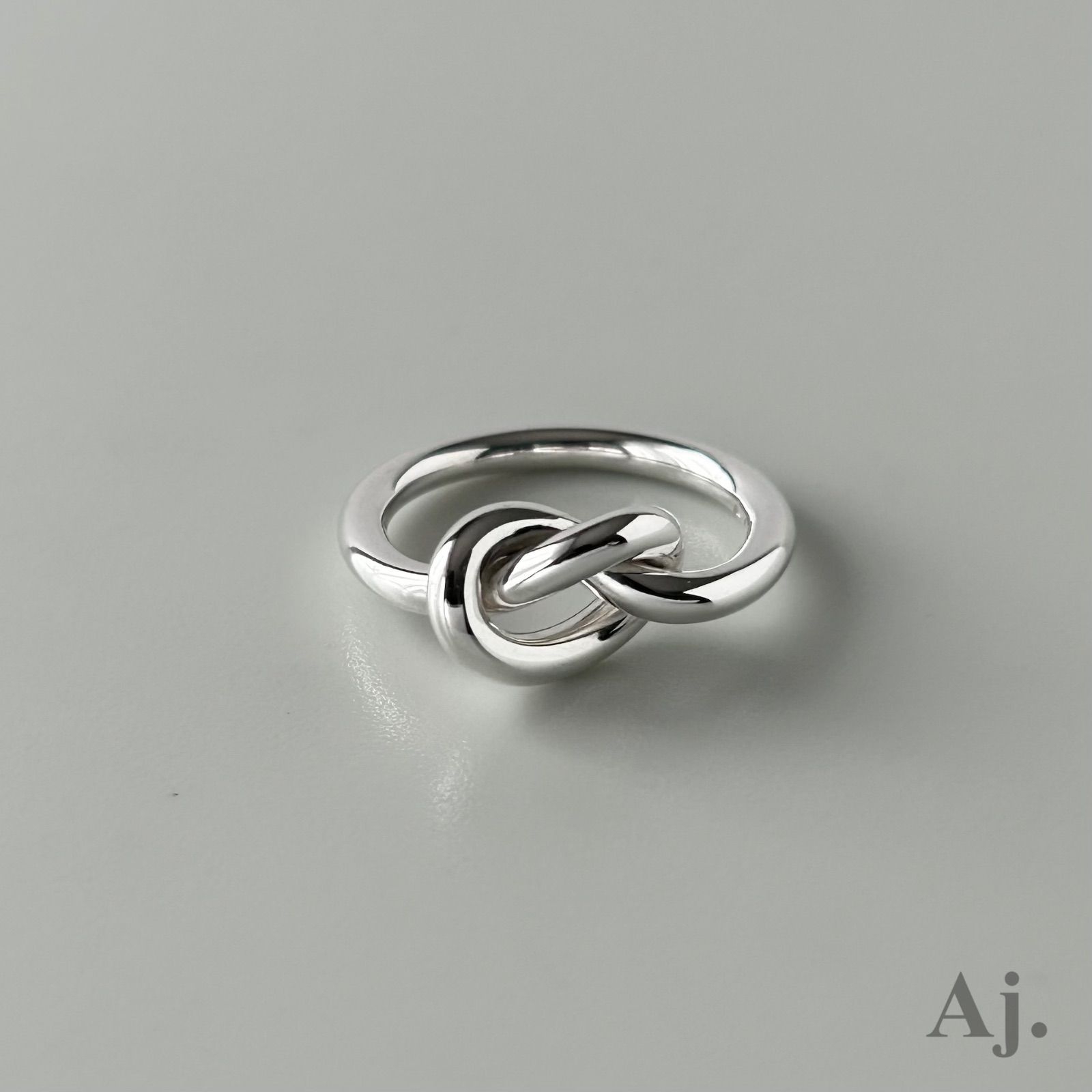 ジョージジェンセン リング 指輪 A44A ノット 925 約8号 Georg Jensen 