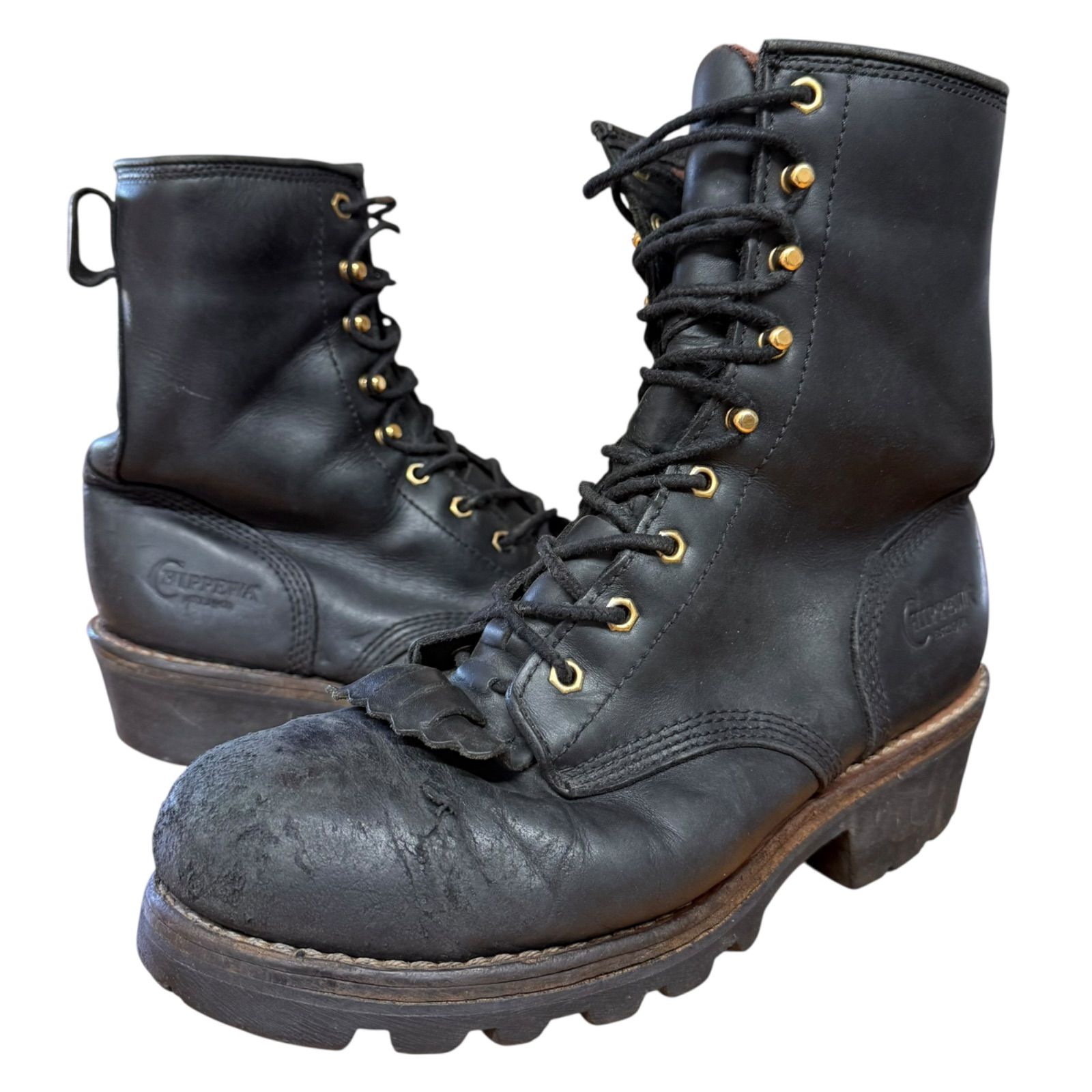 CHIPPEWA チペワ ロガーブーツ ビブラム - メルカリ