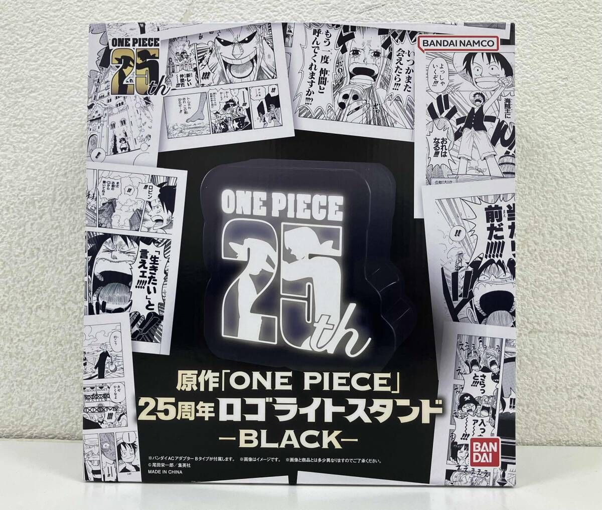 未開封品】 バンダイ 原作「ONE PIECE」25周年ロゴライトスタンド 