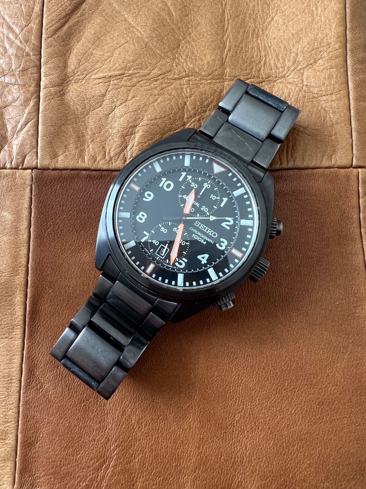 SEIKO 7T94-0BL0 - クロノグラフ Yahoo!オークション セイコー 腕時計