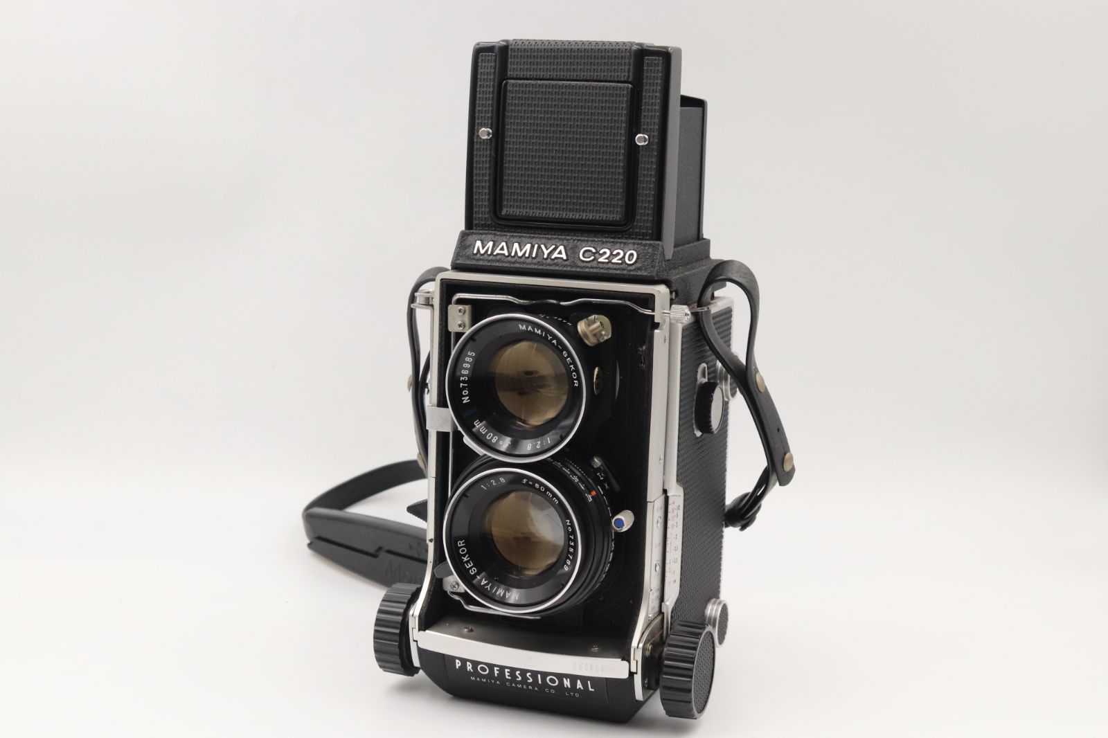 値下げ◇美品☆マミヤ Mamiya C220 professional MAMIYA-SEKOR 80mm F2