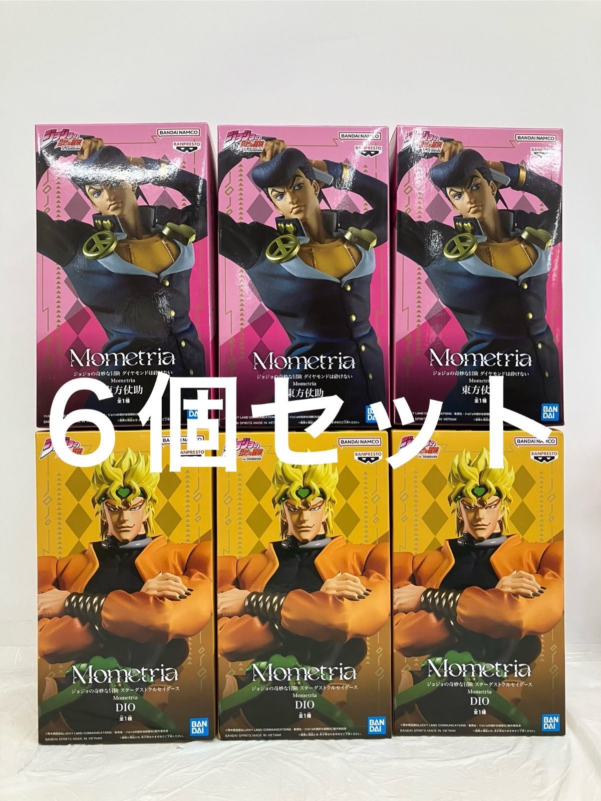 未開封 ジョジョの奇妙な冒険 Mometria 東方仗助 DIO フィギュア 2種 6