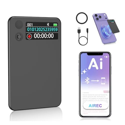 2026新版 TDW AI ボイスレコーダー 文字起こし 64GB 要約-マインドマップ 同時＆会話翻訳機能 月々無料600分 通常録音|通話録音モード 発言者識別 音声インポート AI人声強化 LED残量表示 同時通訳機能＆会話翻訳機能 b0c070a7