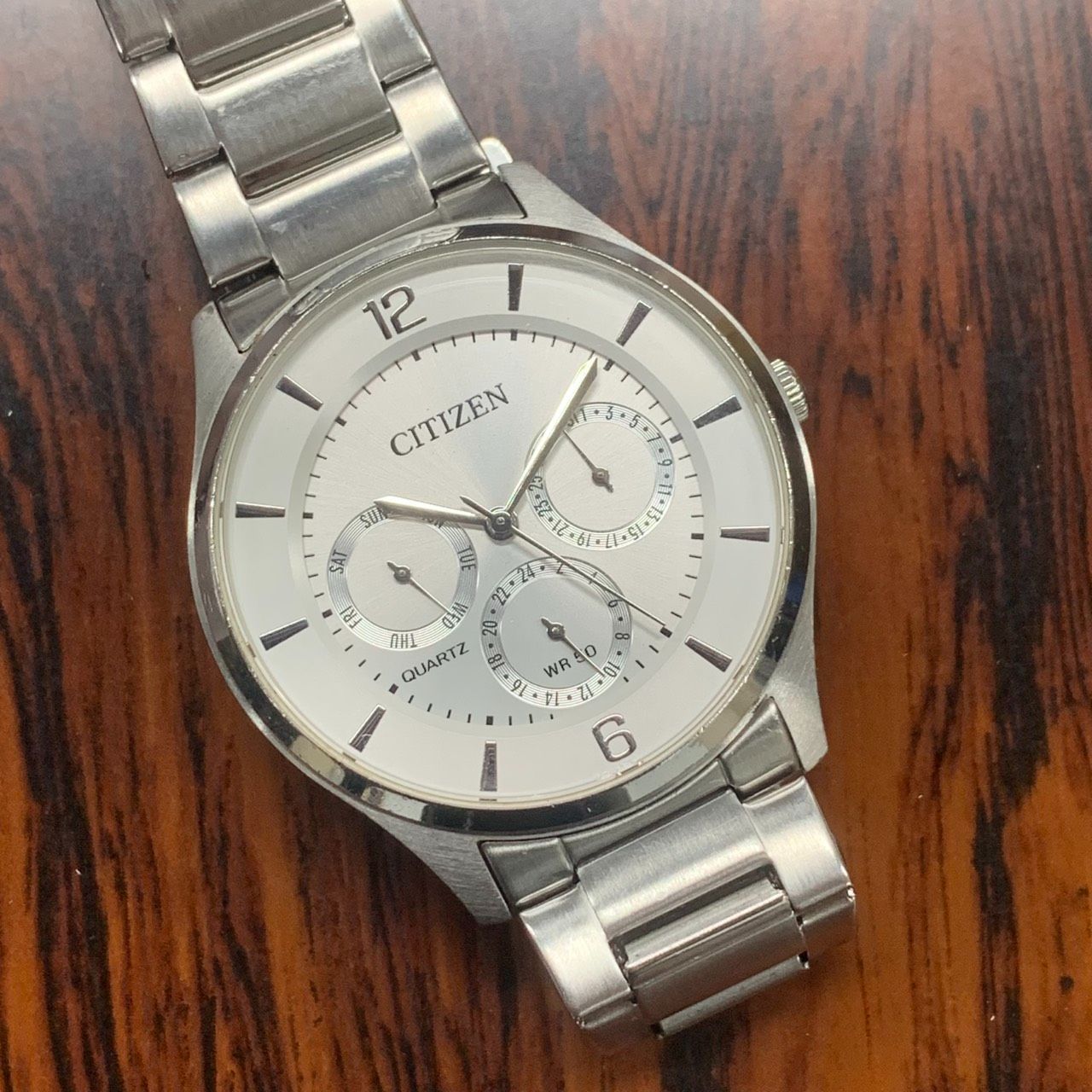 CITIZEN シチズン 腕時計 シルバーメンズ 6329-S106681 腕時計 稼働品 