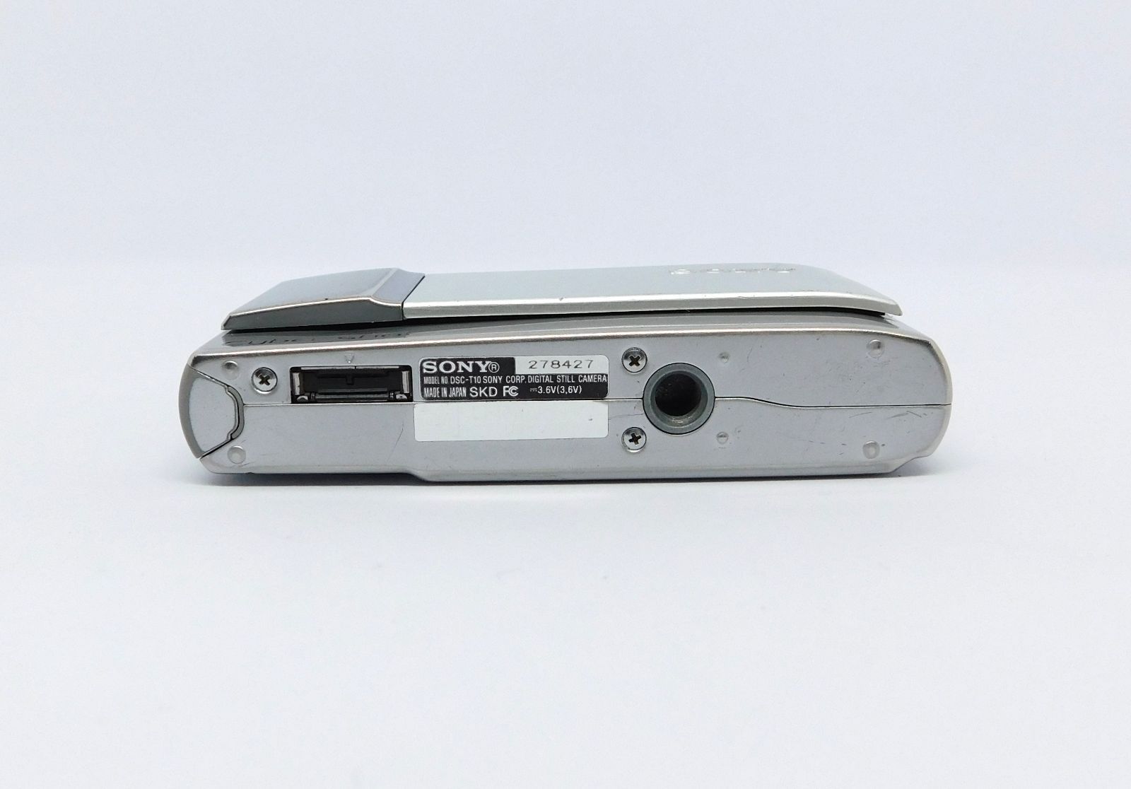 SONY Cyber-shot DSC-T10 シルバー CCDオールドコンデジ Carl Zeiss