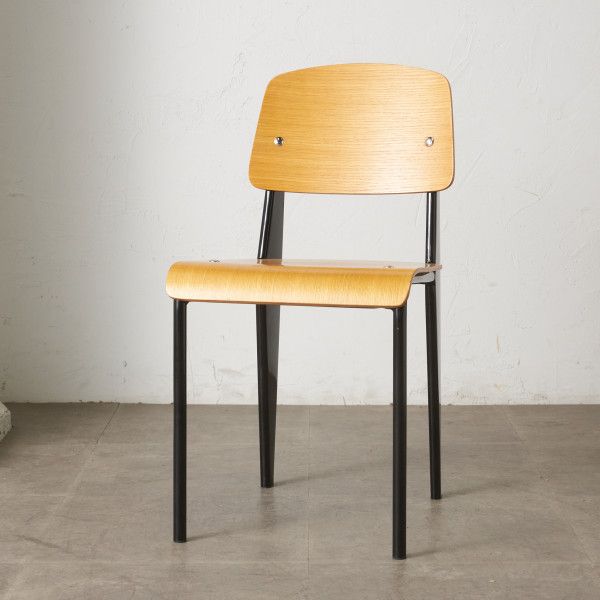【発送の場合は即購入不可】 リプロダクト Jean Prouve スタンダードチェア オーク ダイニングチェア ジャン プルーヴェ ミッドセンチュリー 北欧 スタイル 78764 リプロダクト Jean Prouve スタンダードチェア オーク ダイニング