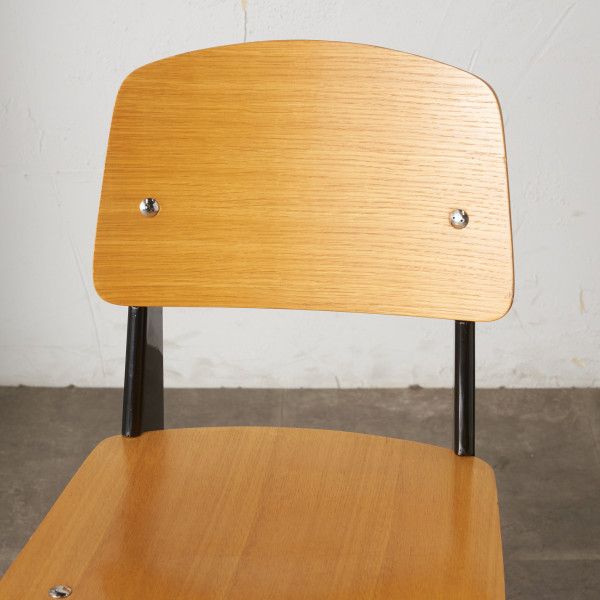 【発送の場合は即購入不可】 リプロダクト Jean Prouve スタンダードチェア オーク ダイニングチェア ジャン プルーヴェ ミッドセンチュリー 北欧 スタイル 78764 リプロダクト Jean Prouve スタンダードチェア オーク ダイニング