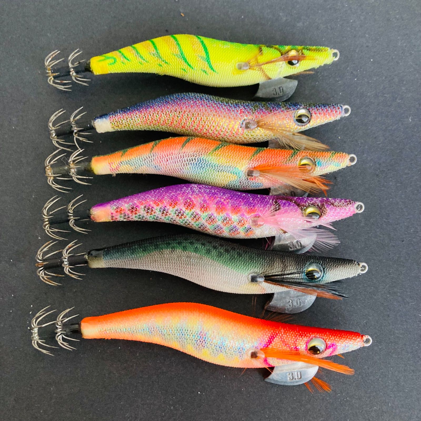 Draw4 3号 ドロー4 エギ エギング エギセット Egi Squid Jig Calamari Cultiva