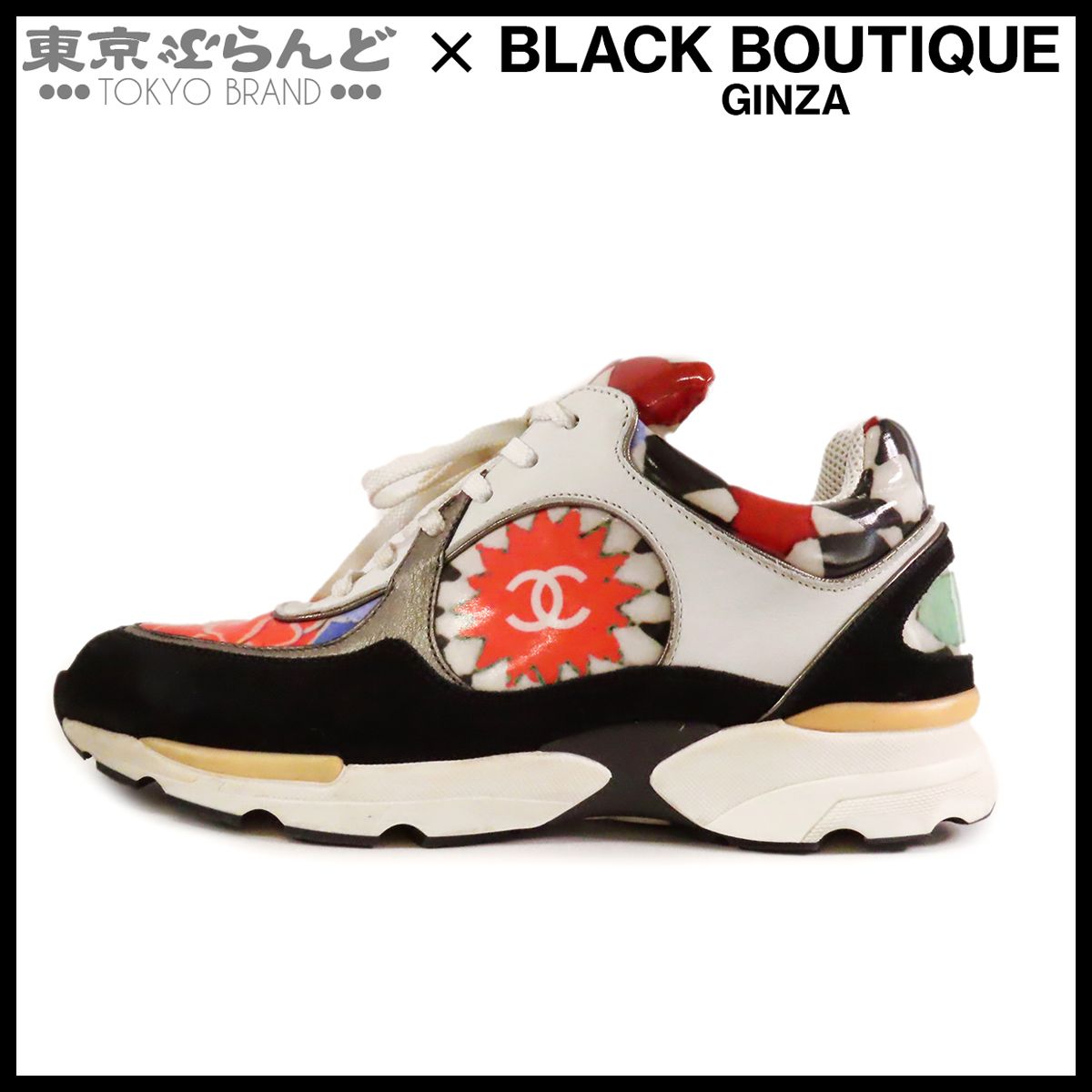 シャネル CHANEL ココマーク ローカット スニーカー IG30628 ホワイトx 
