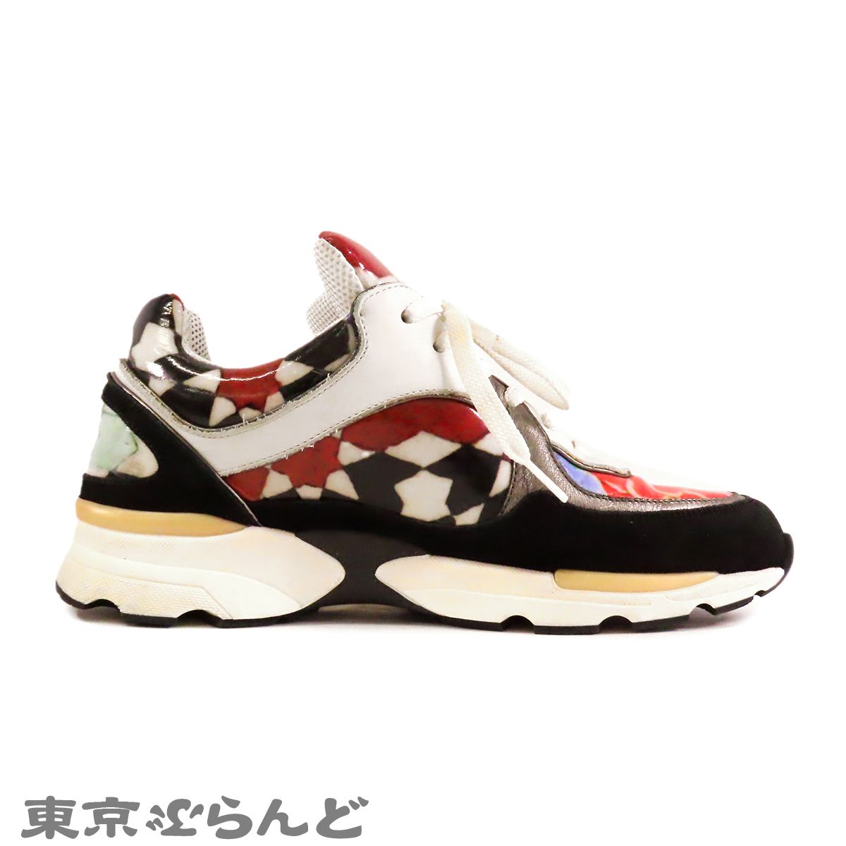 シャネル CHANEL ココマーク ローカット スニーカー IG30628 ホワイトx 