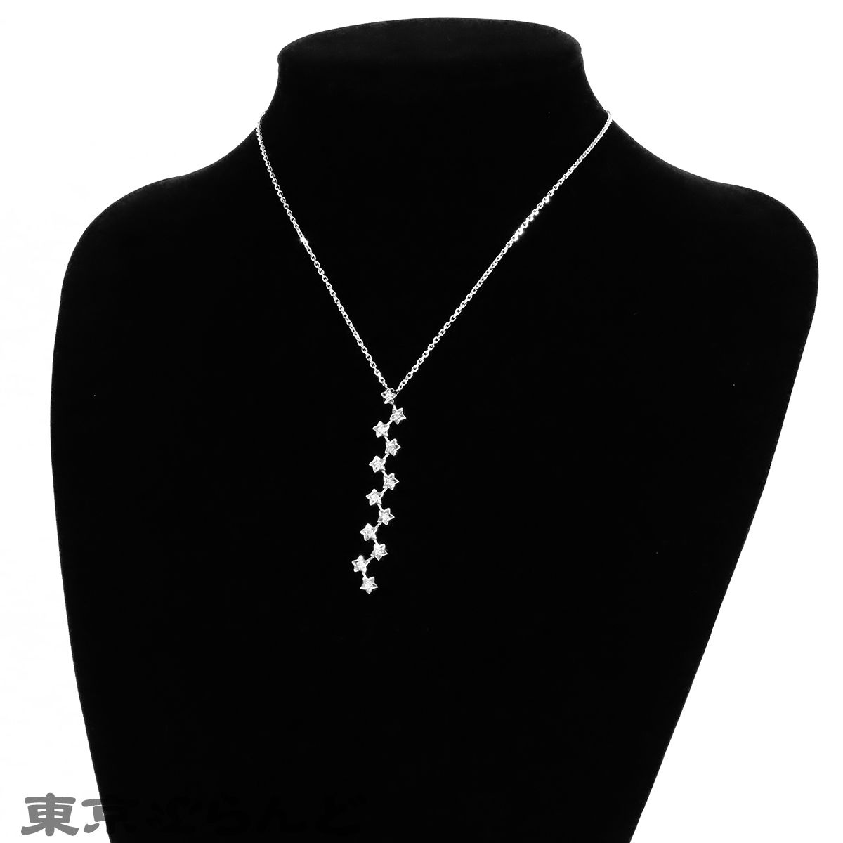 シャネル CHANEL コメット ダイヤ ネックレス K18WG ダイヤモンド 12石 