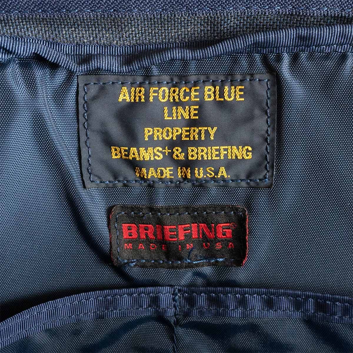 人気】BRIEFING×BEAMS PLUS【AIR FORCE BLUE LINE NEO B4 LINER 2way 