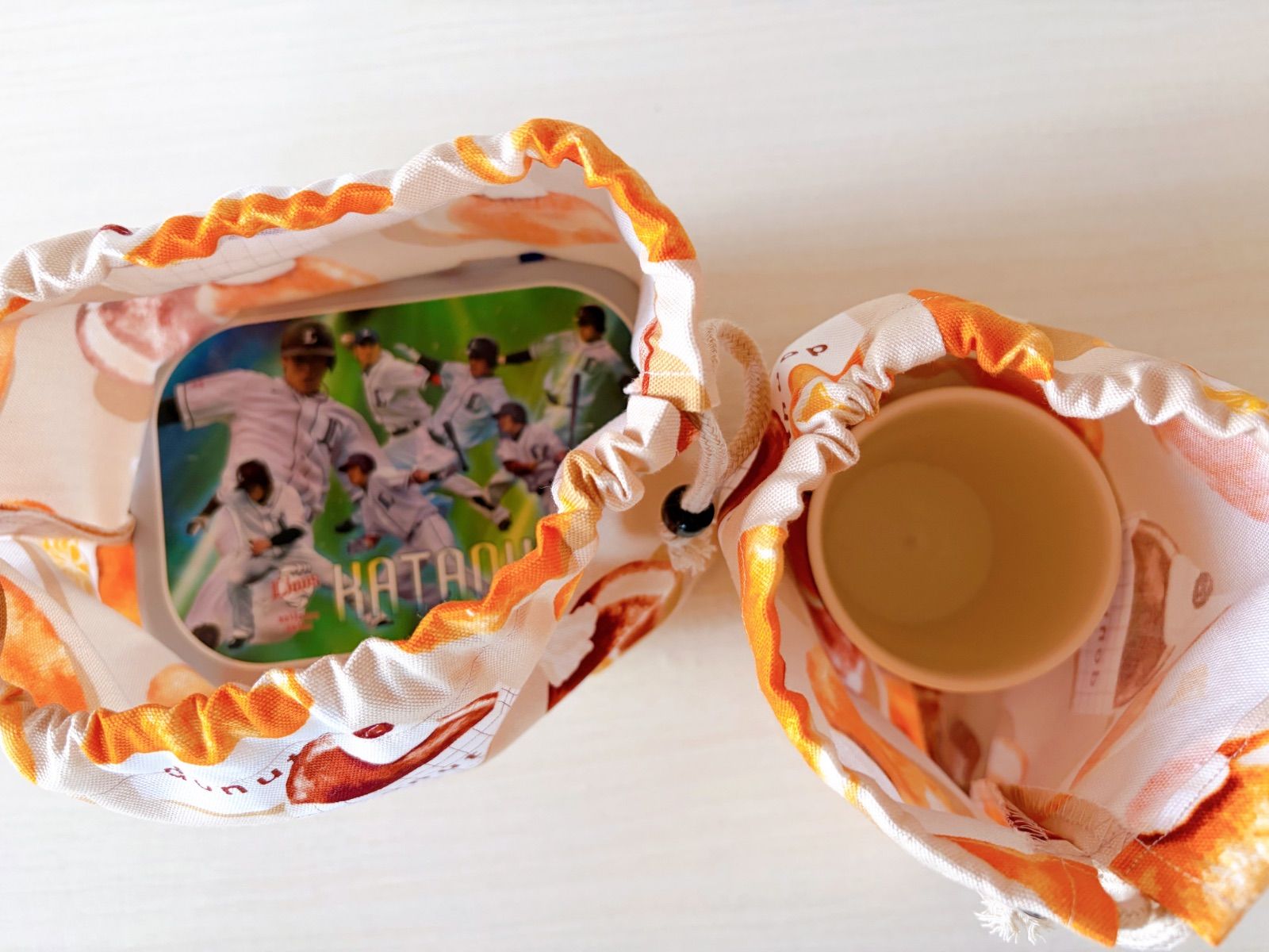 匿名配送】ハンドメイド 入園入学5点セット NO.284 生ドーナツ柄 