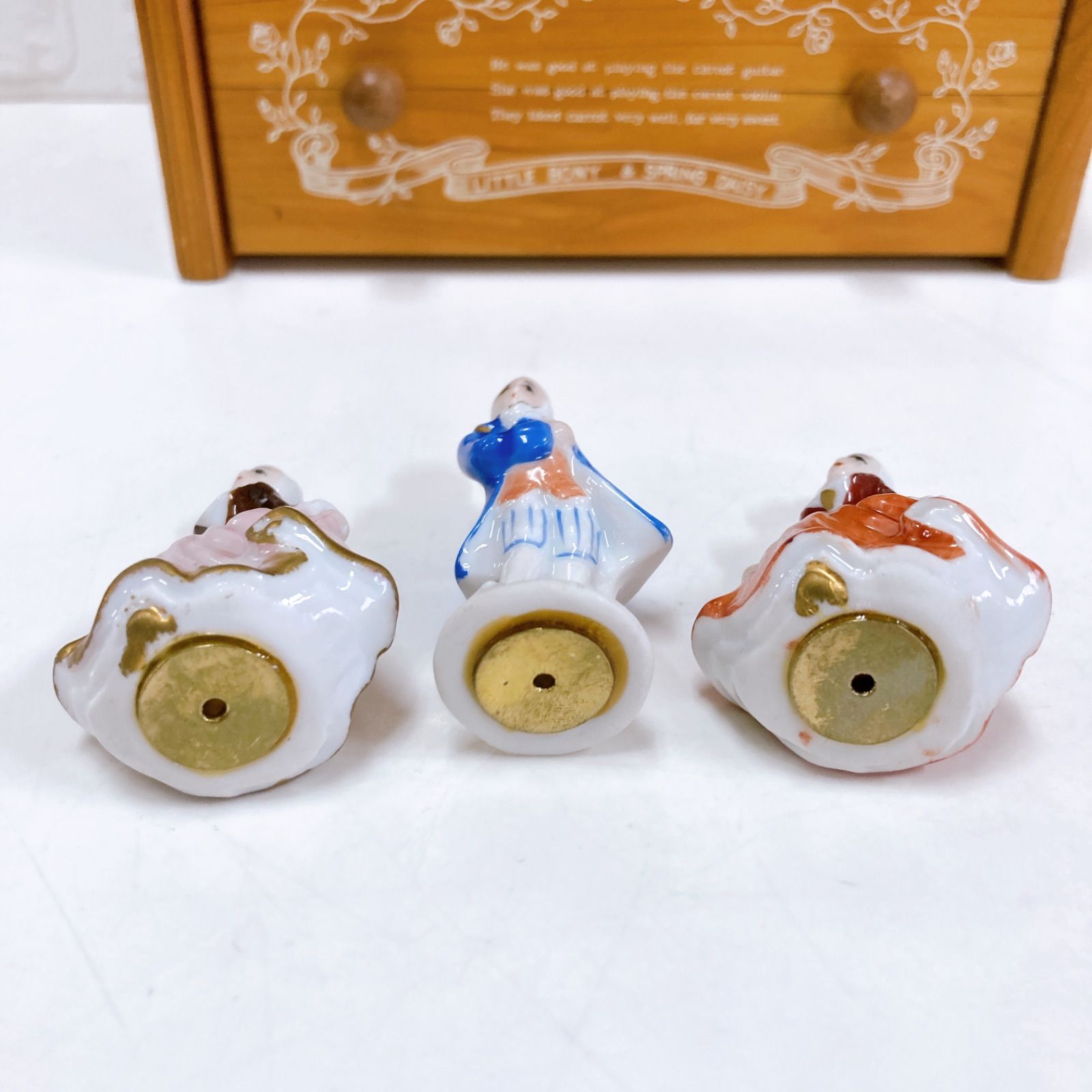 希少 サンキョー Rabbit house ラビットハウス オルゴール 小物入れ