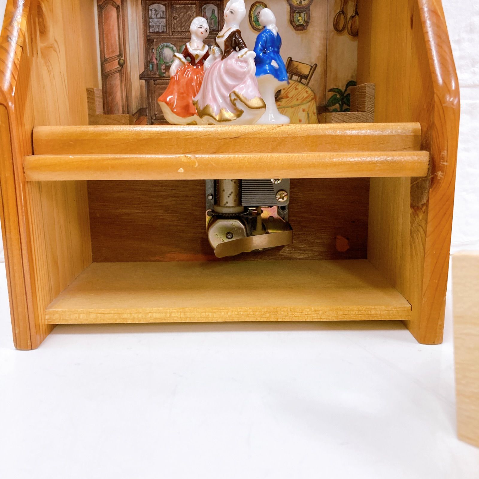 希少 サンキョー Rabbit house ラビットハウス オルゴール 小物入れ