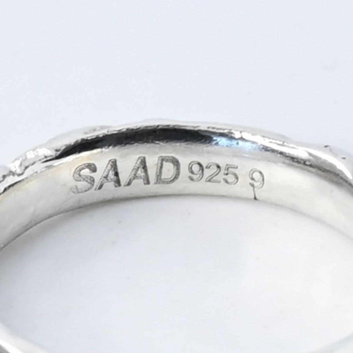 研磨済】SAAD リング 8号 シルバー925 唐草 サード ピンキー - メルカリ