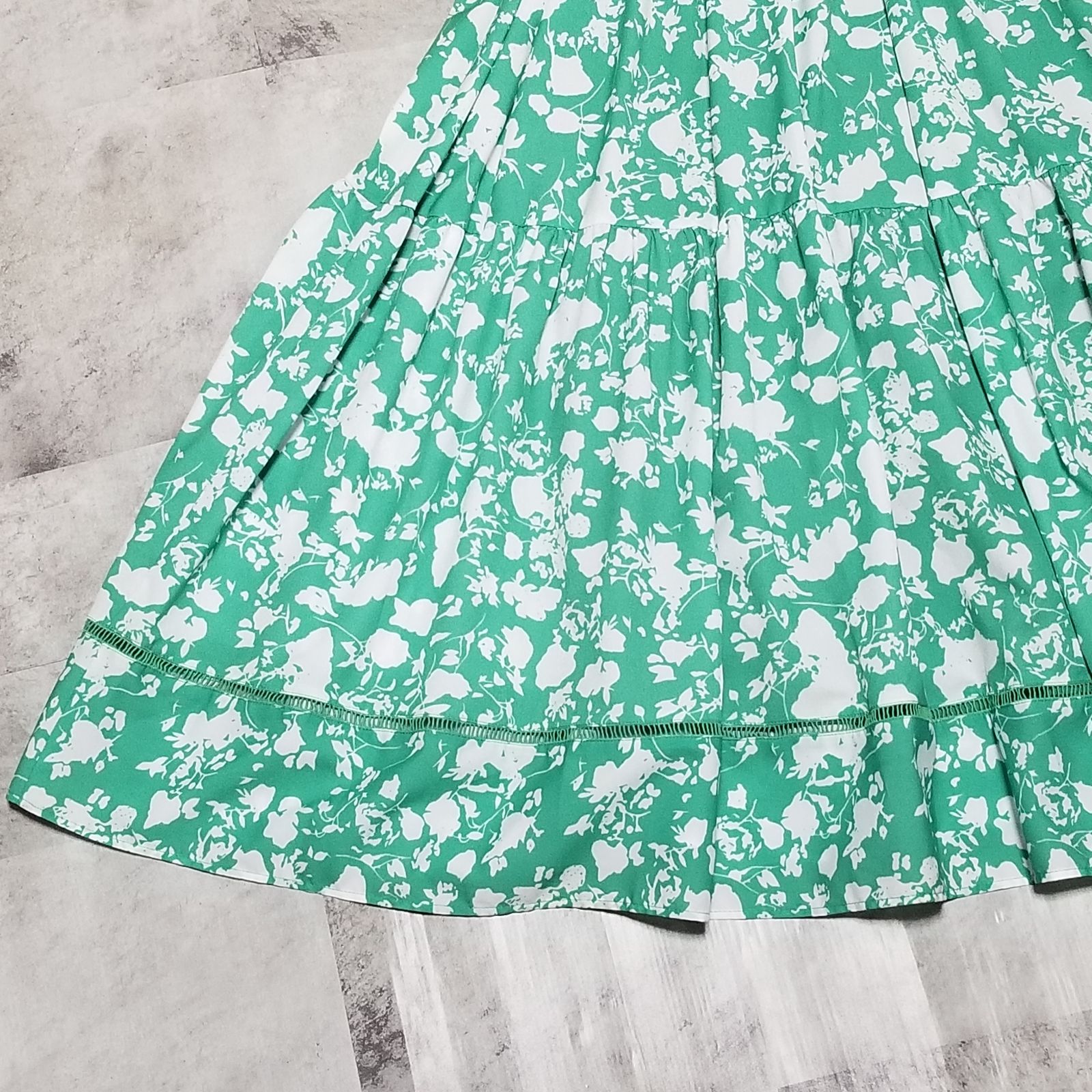 完売品【美品】Estella.K エステラケー Sandra Floral-print long 