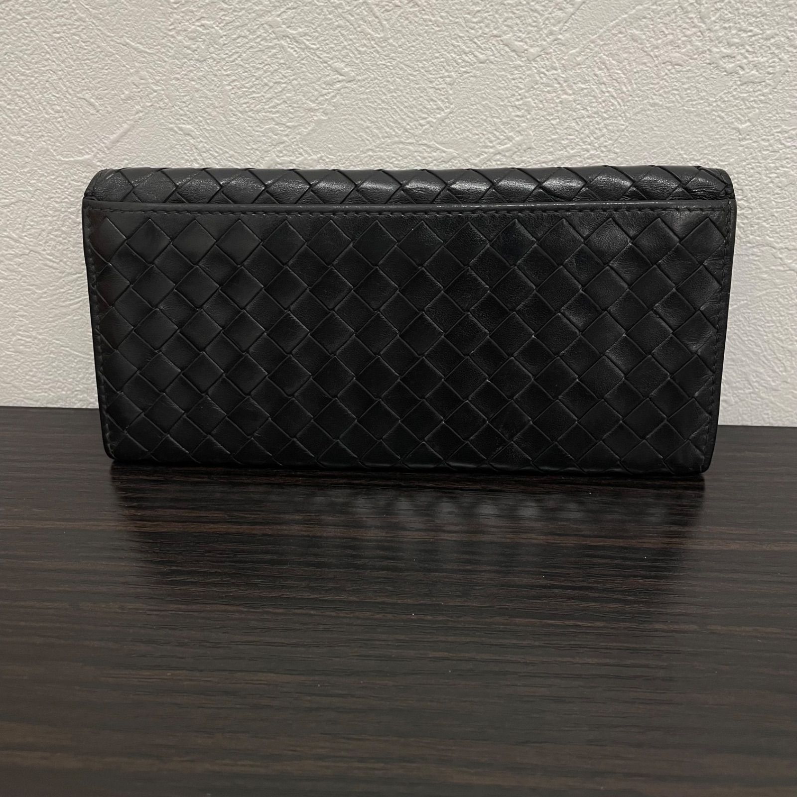 r)【美品】BOTTEGA VENETA ボッテガヴェネタ イントレチャート ロング 