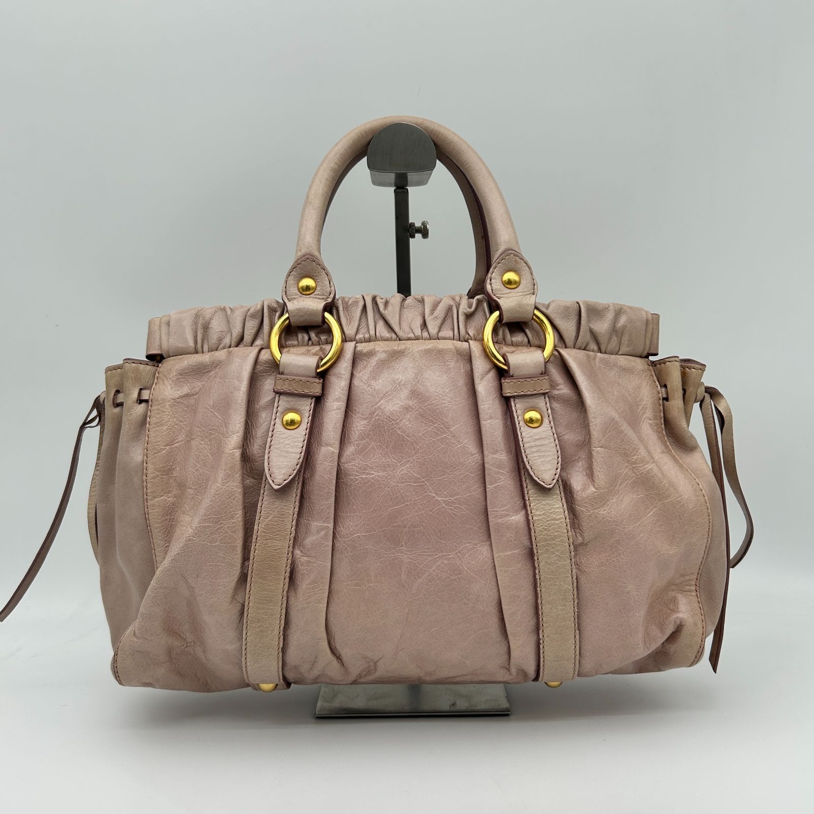 miumiu ミュウミュウ ヴィッテロリュクス 2way ハンドバッグ