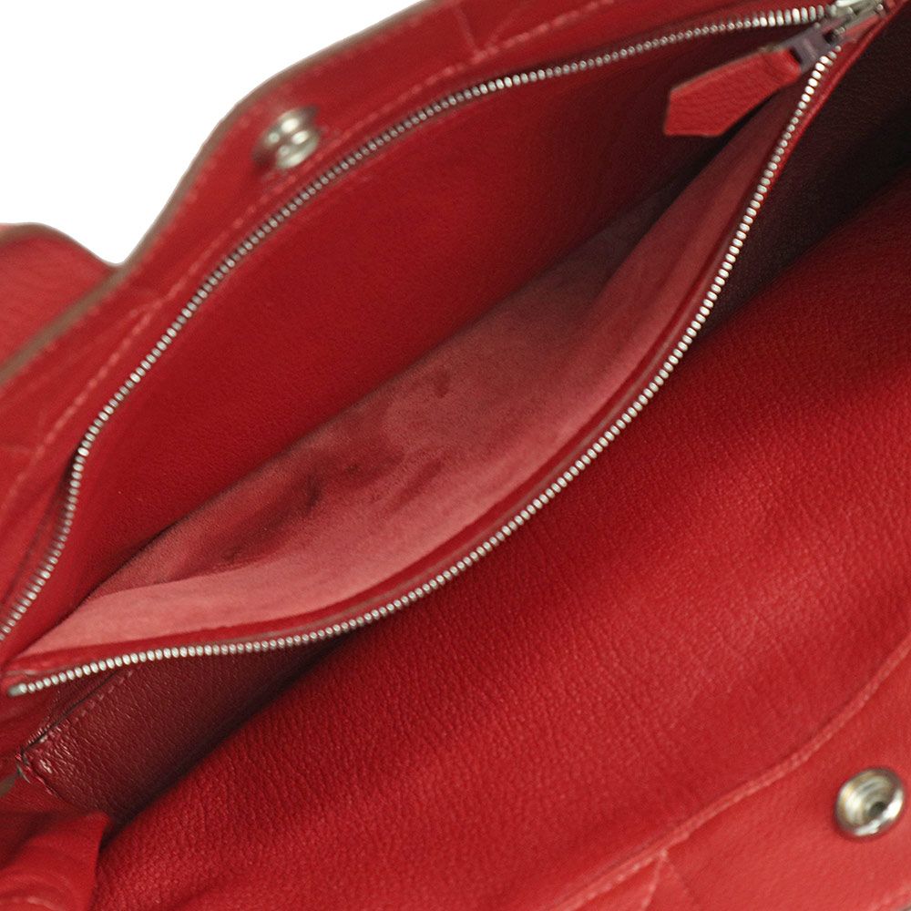 エルメス フールトゥ PM トゴ オールレザー Rouge vif ルージュヴィフ 
