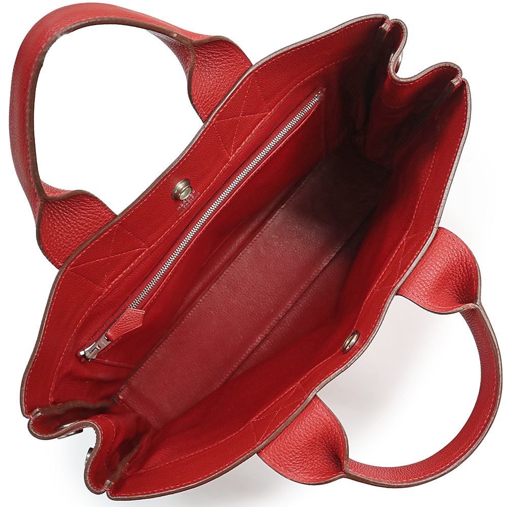 エルメス フールトゥ PM トゴ オールレザー Rouge vif ルージュヴィフ 