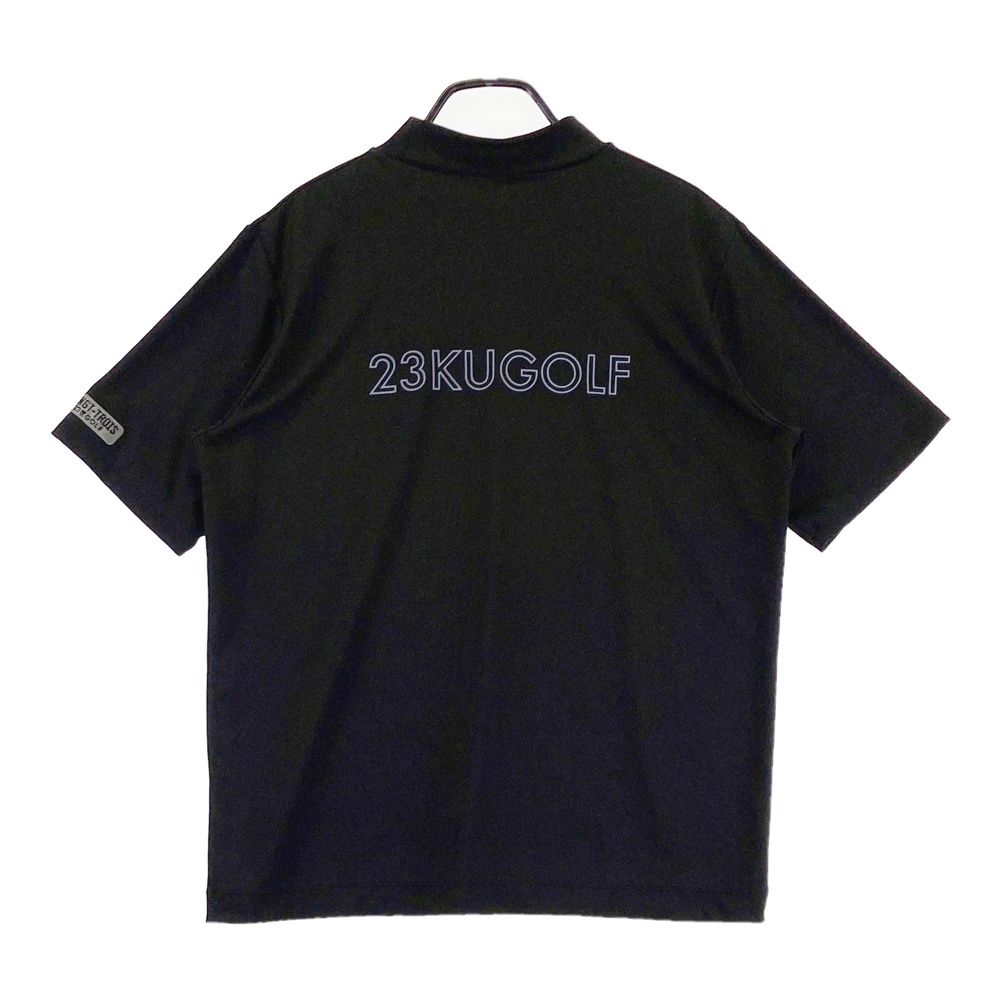 サイズ：LL 23区GOLF ニジュウサンクゴルフ モックネック 半袖Tシャツ