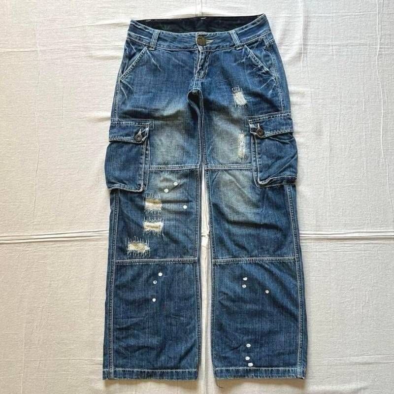 メンズ 【archive】00s denim pants Y2K/グランジ/ダメージ