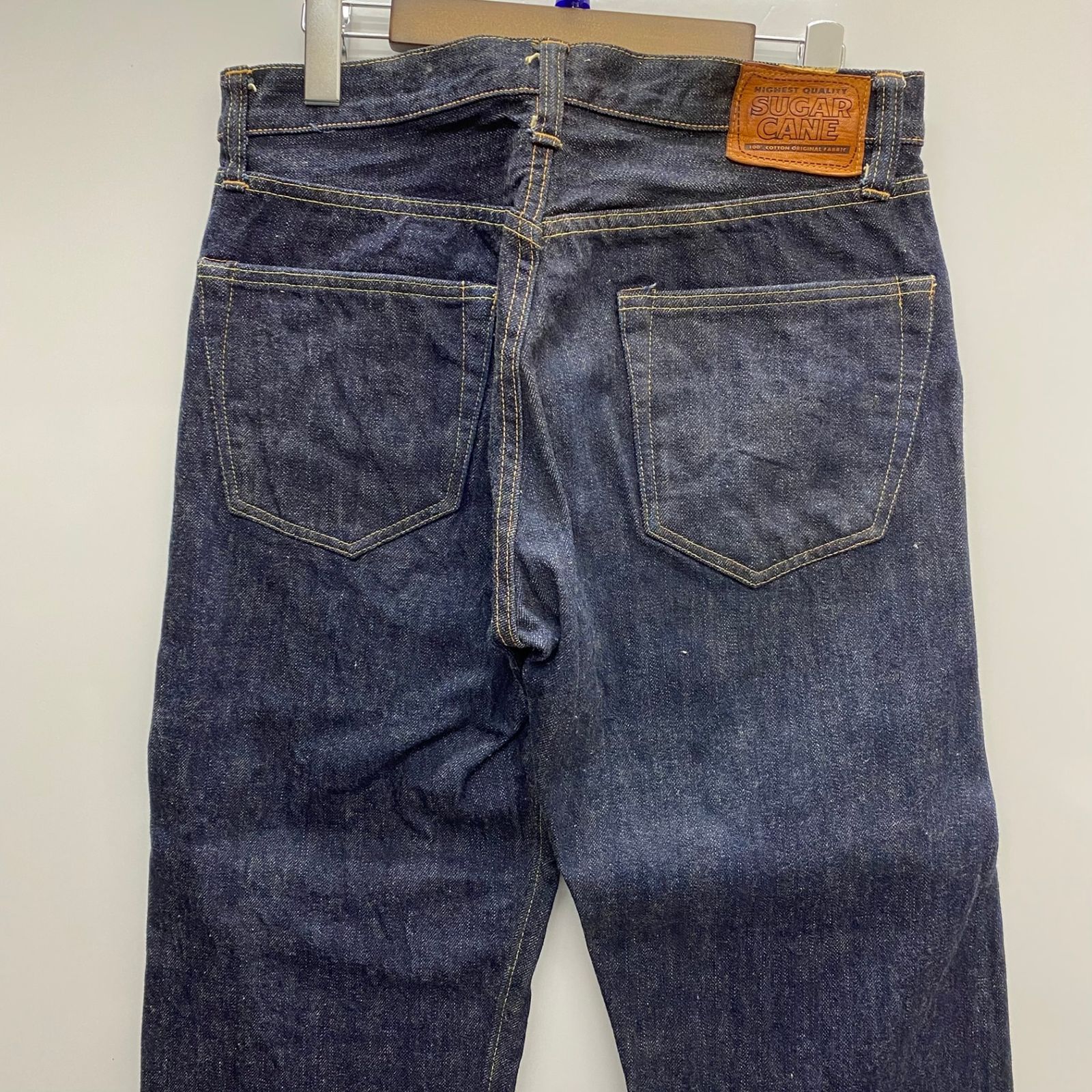 シュガーケーン SUGAR CANE 90's M品番 セルビッチ デニムパンツ 濃紺