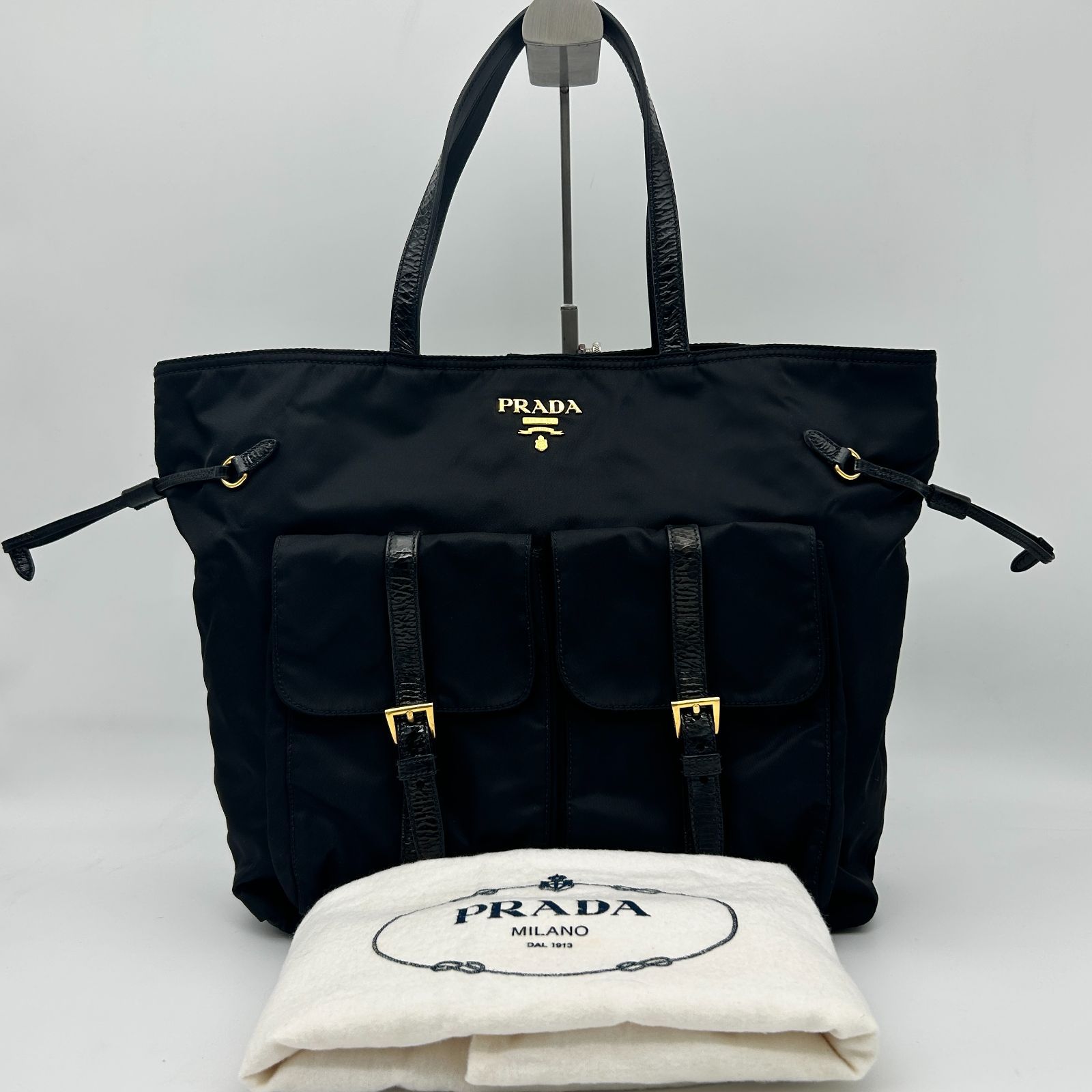 PRADA （プラダ） トートバッグ ショルダーバッグ TESSUTO テスート 