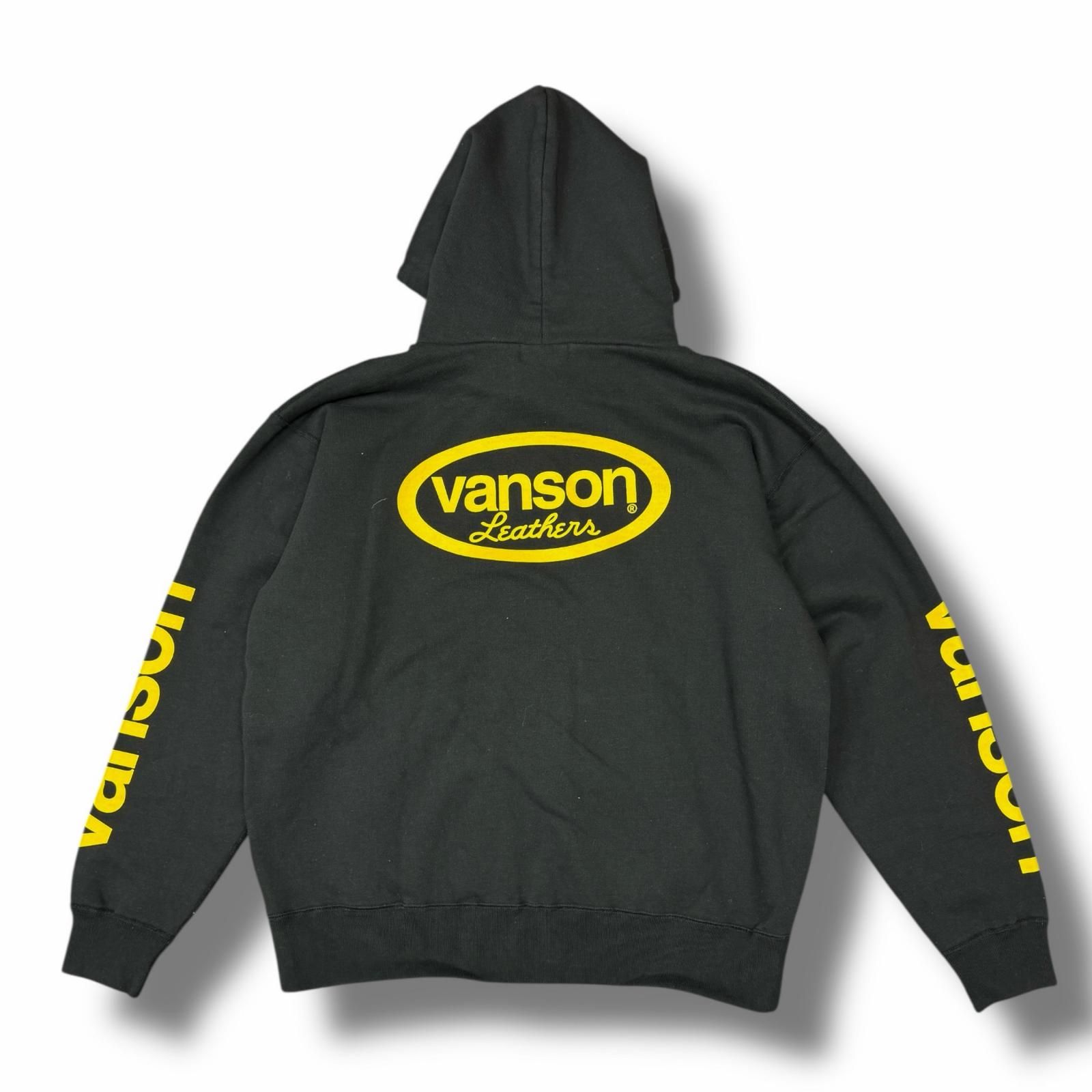 参考上代28,600円 MASSES × VANSON SWEAT HOODED スウェットパーカー 