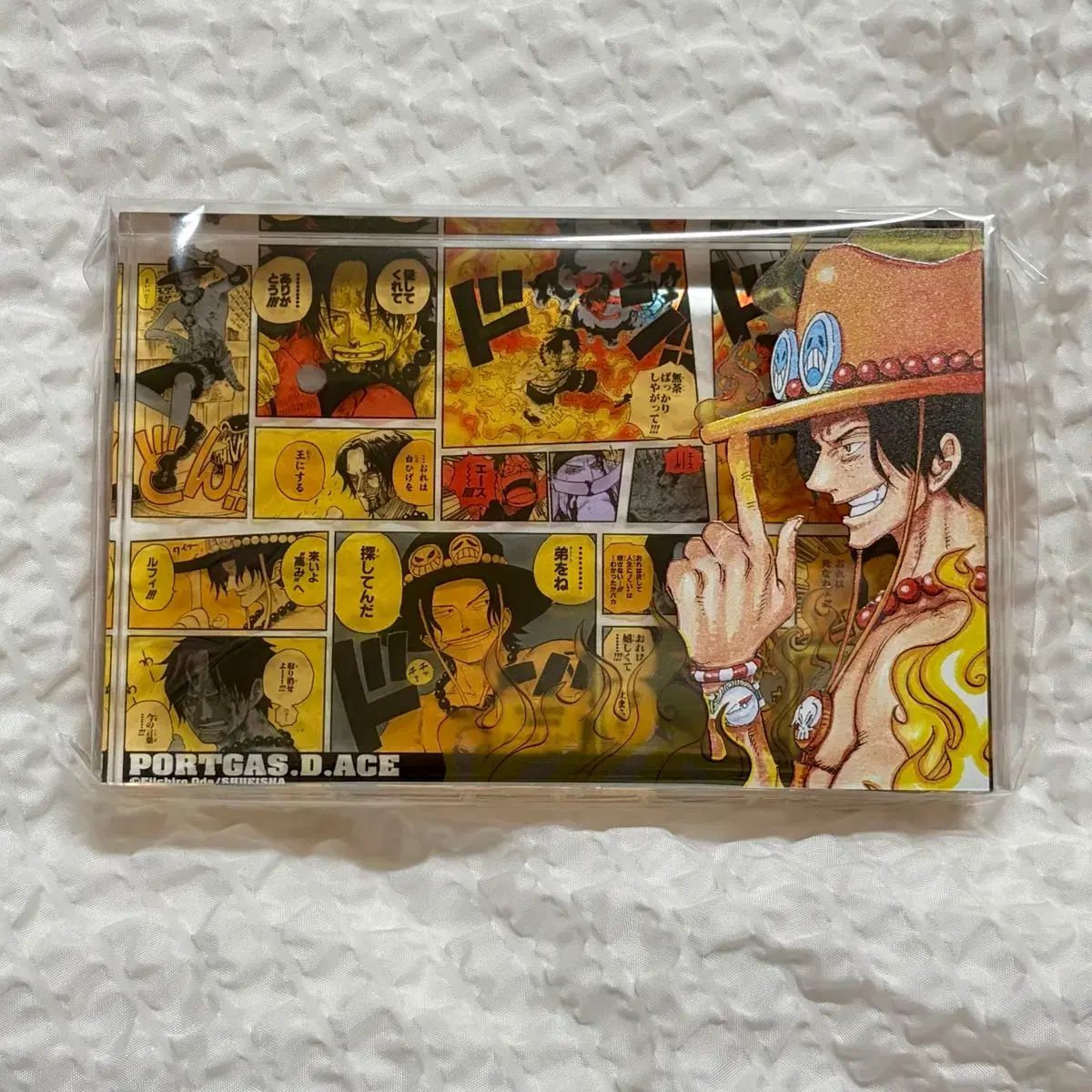 ワンピース エース HEROES アクリルブロック 缶バッチ ワンピース