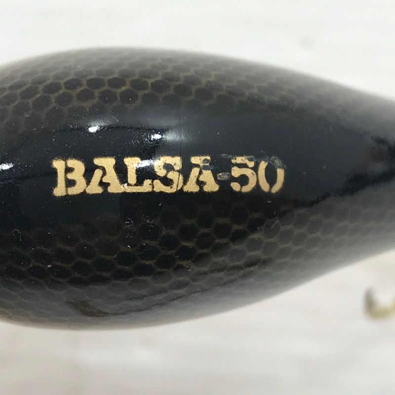 中古品】 バルサ50 西岡サイン入り オールドBALSA50 ルアー 釣り 釣り