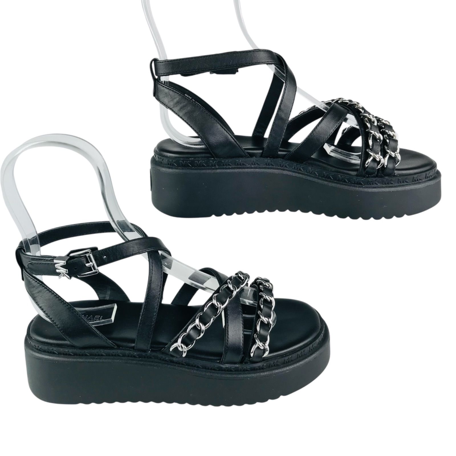 極美品☆MICHAEL KORS☆マイケルコース【ISSA】レディース レザー