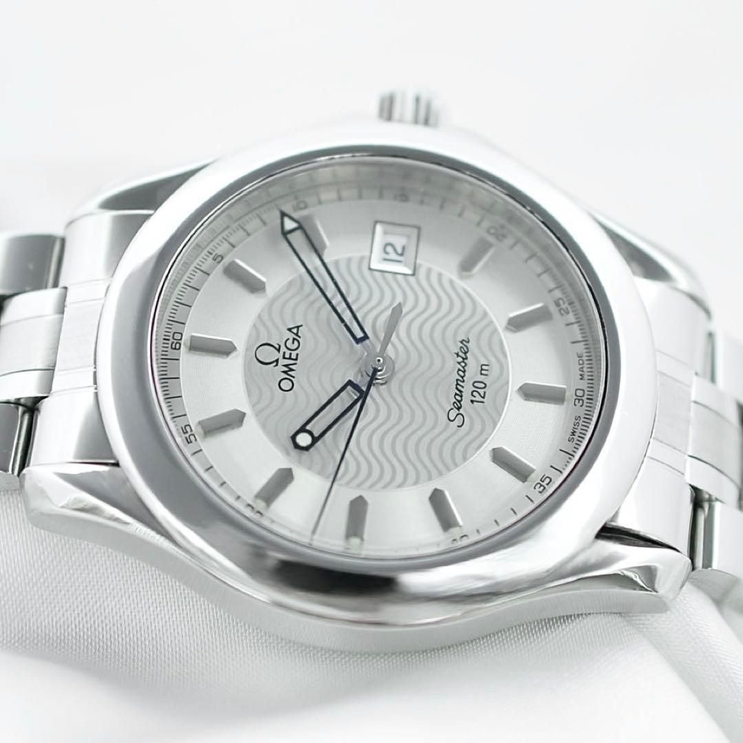 OMEGA 新品同様 シーマスター 120m 2511.31 シルバー メンズ W00181 