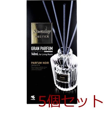 サワデー香るスティック グランパルファム パルファムノアール 140mL 4987072058022 ×5個セット