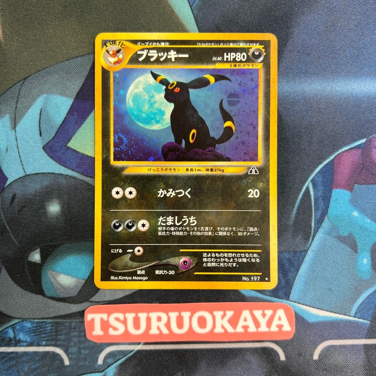 ポケモンカード Bランク ブラッキーHolo LV40HP80NO197 遺跡をこえて