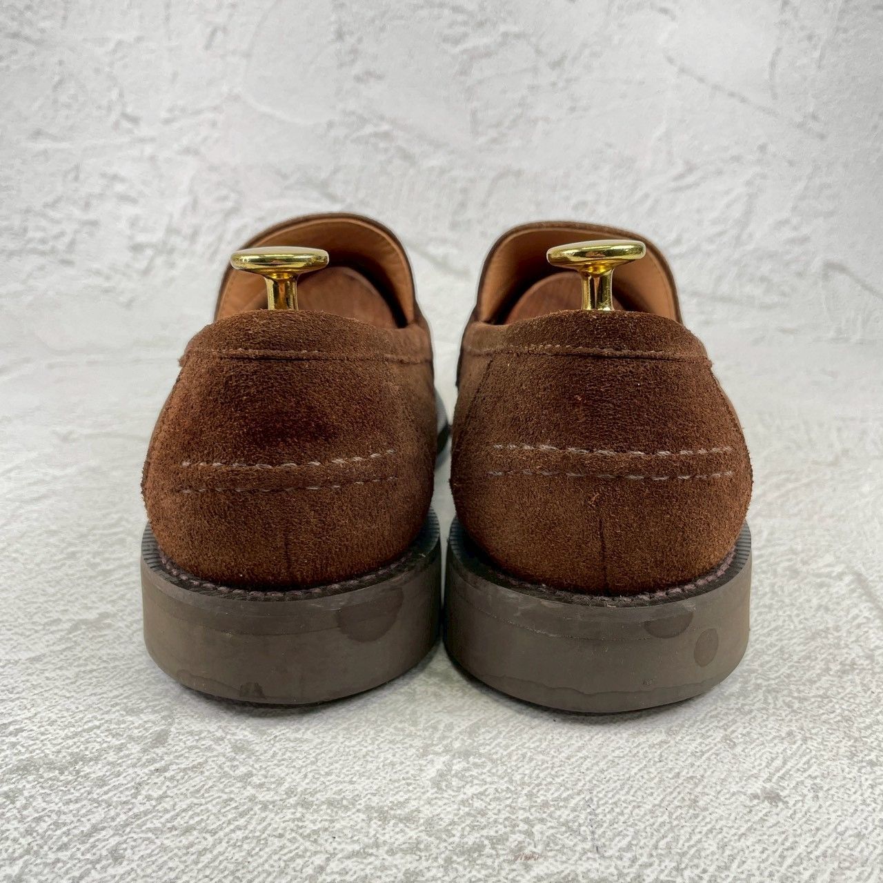 美品】SANDERS サンダース 9319SS コインローファー ハーフサドル