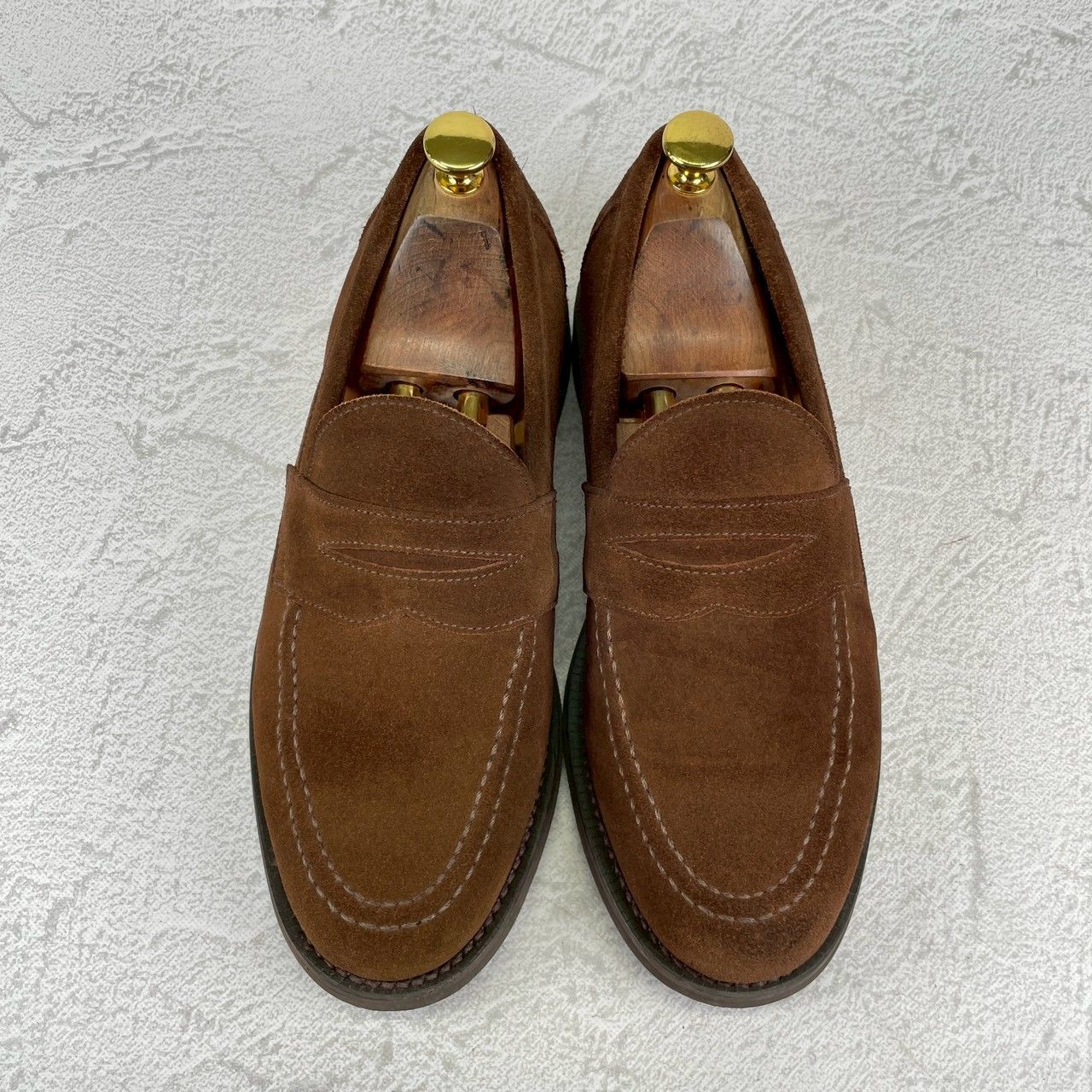 美品】SANDERS サンダース 9319SS コインローファー ハーフサドル