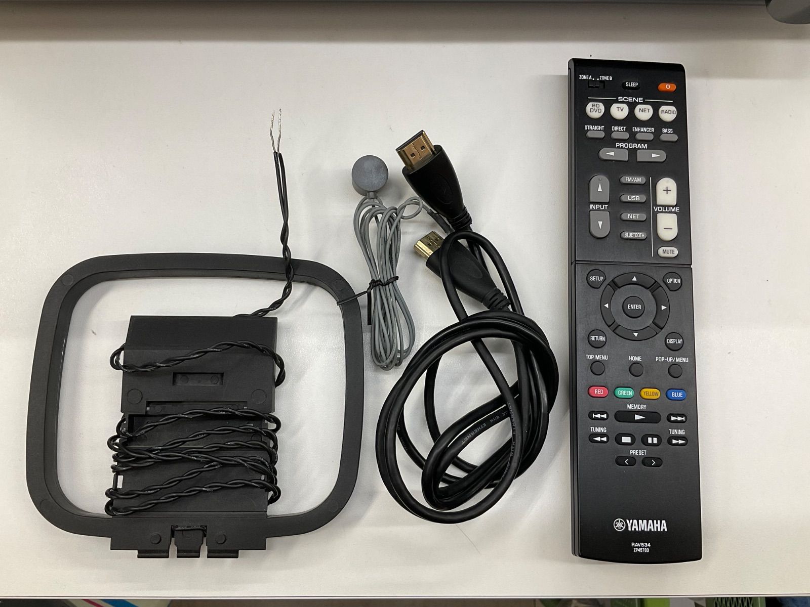 YAMAHA AVレシーバー　RX-v483（箱、付属品あり） 通電〇、動作未確認】 YAMAHA ヤマハ AV アンプ レシーバー RX-V483 箱