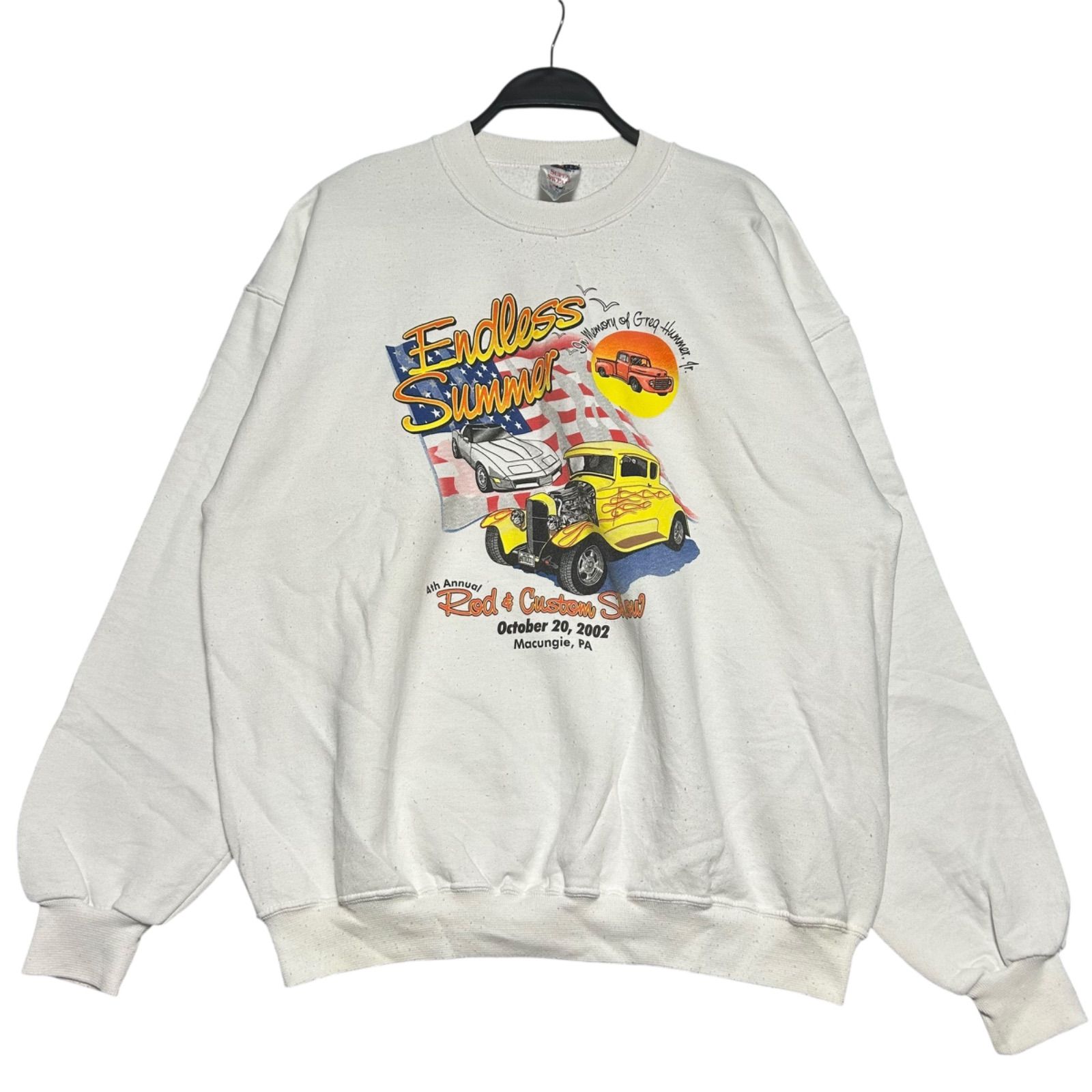 00年代 JERZEES ジャージーズ プリントスウェット SUPER SWEATS 