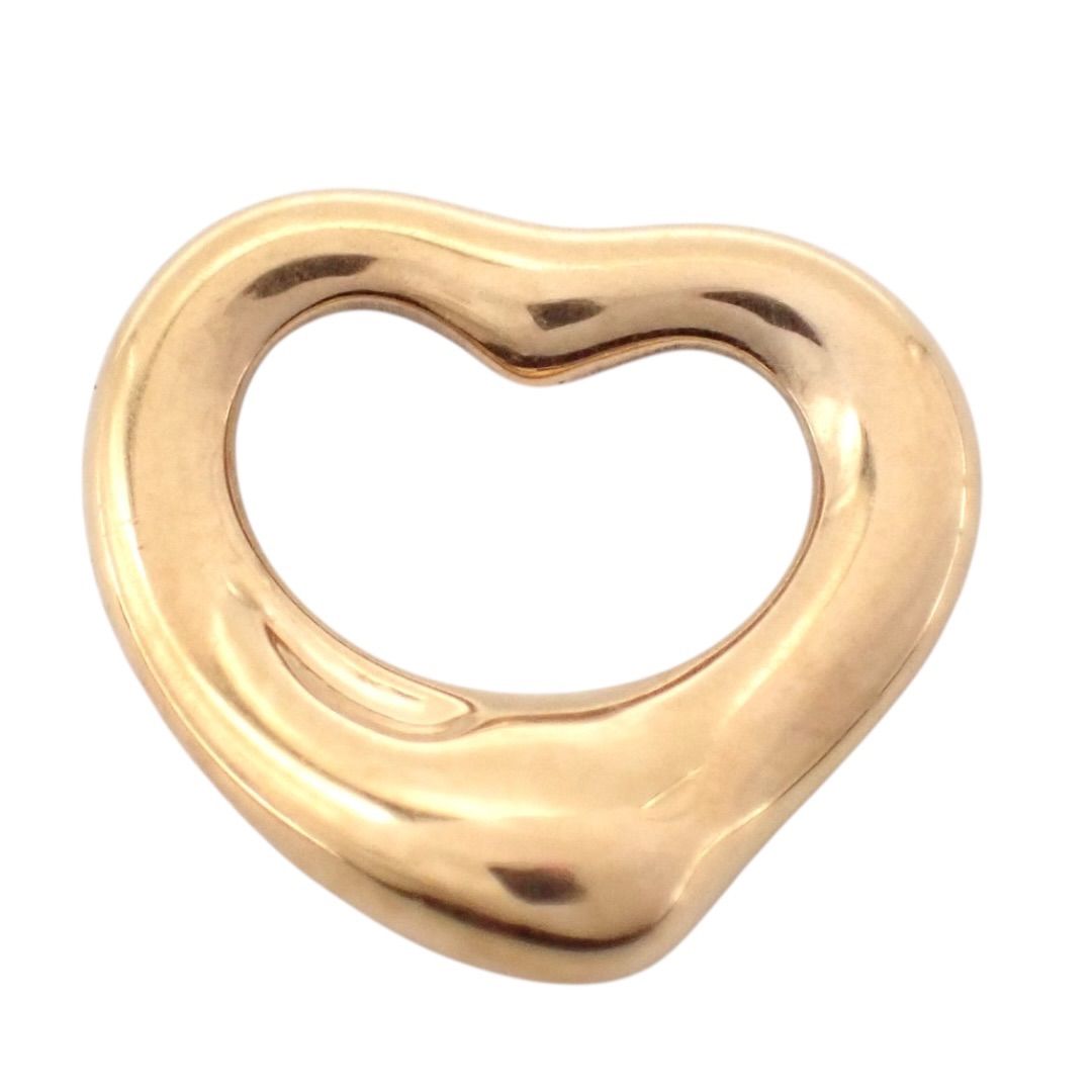 Tiffany & Co. ティファニー オープンハート ネックレストップ 750 K18 