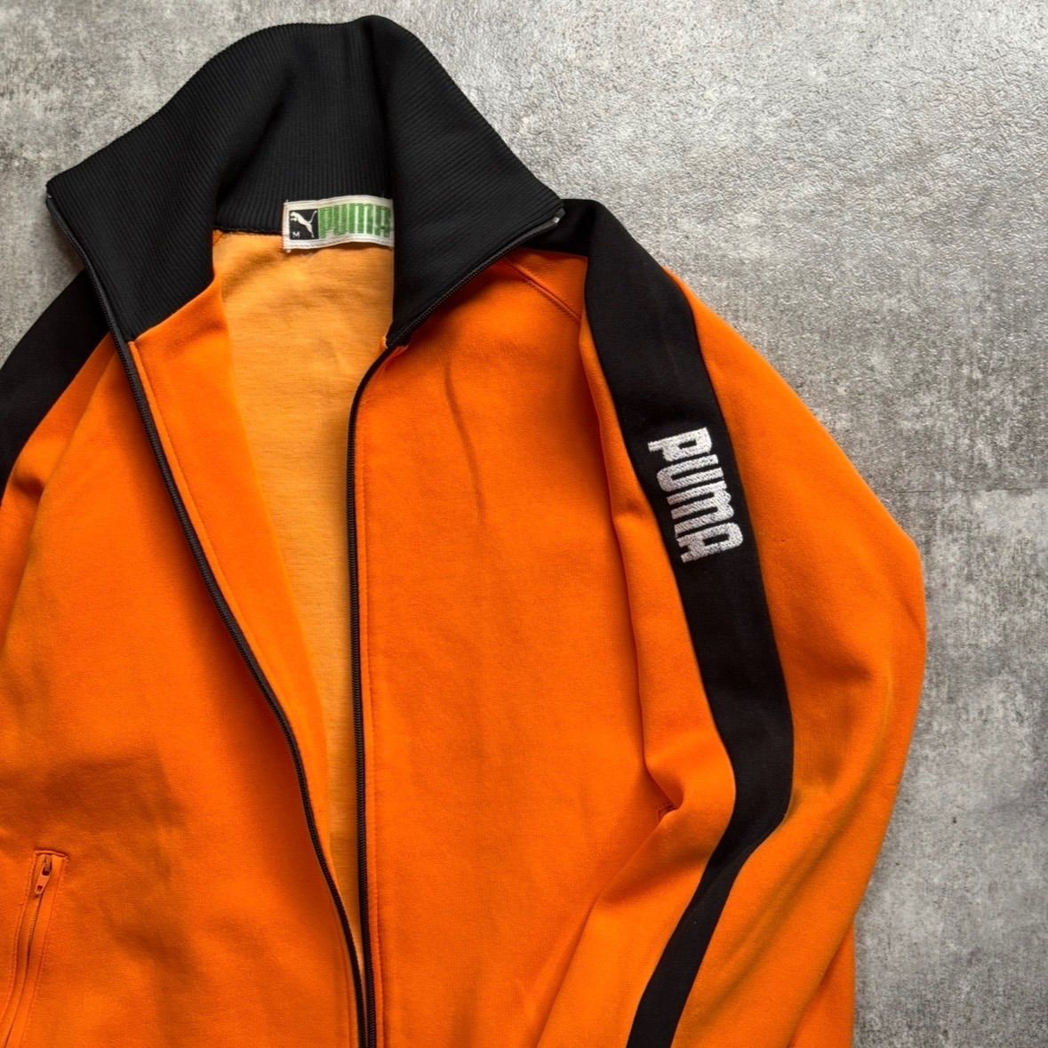 80年代 80s PUMA プーマ ハイネック ジャージ トラックジャケット 
