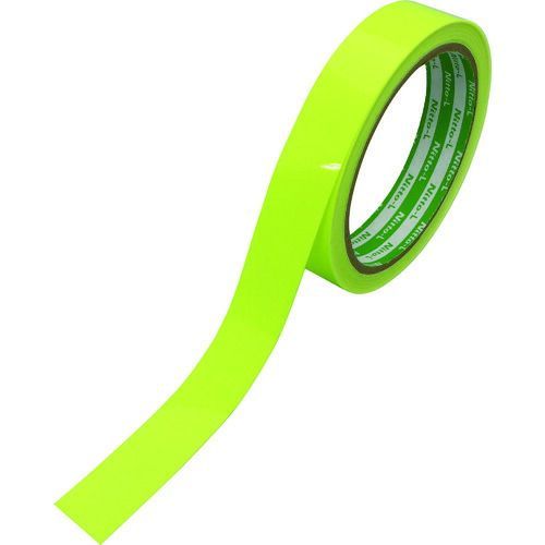 日東エルマテ　高輝度蓄光蛍光テープ　エルクライトレモン　１９ｍｍ×５Ｍ　レモンイエロー（グリーン）