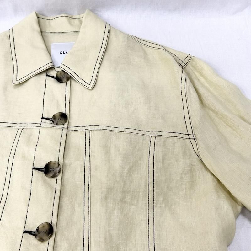 クラネ LINEN SHIRT JACKET リネンショートジャケット 18103-0462