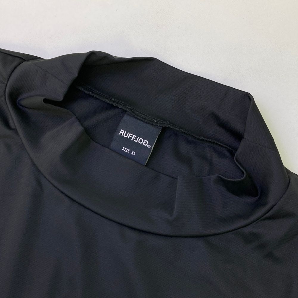 ゴルフ サイズ：XL RUFFLOG ラフロッグ モックネック 半袖Tシャツ